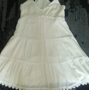 White shirt or mini dress